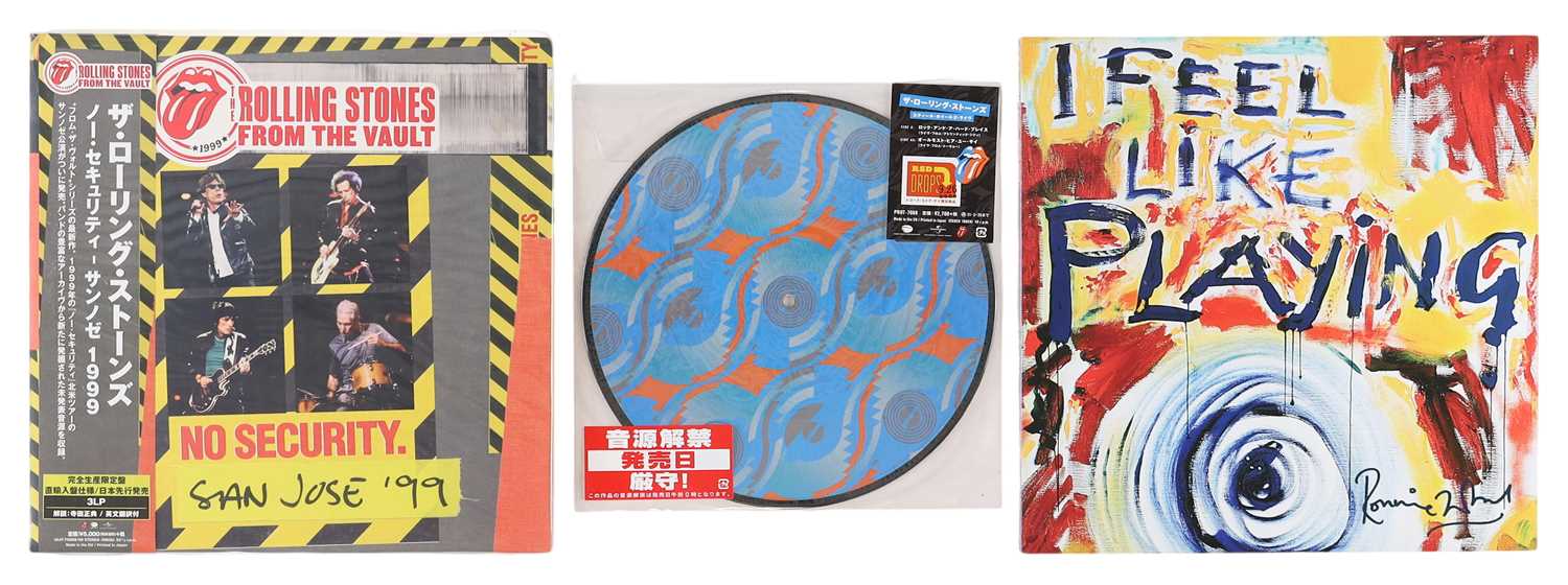 Lot 15 - RONNIE WOOD & STONES JAPANESE RARITIES
