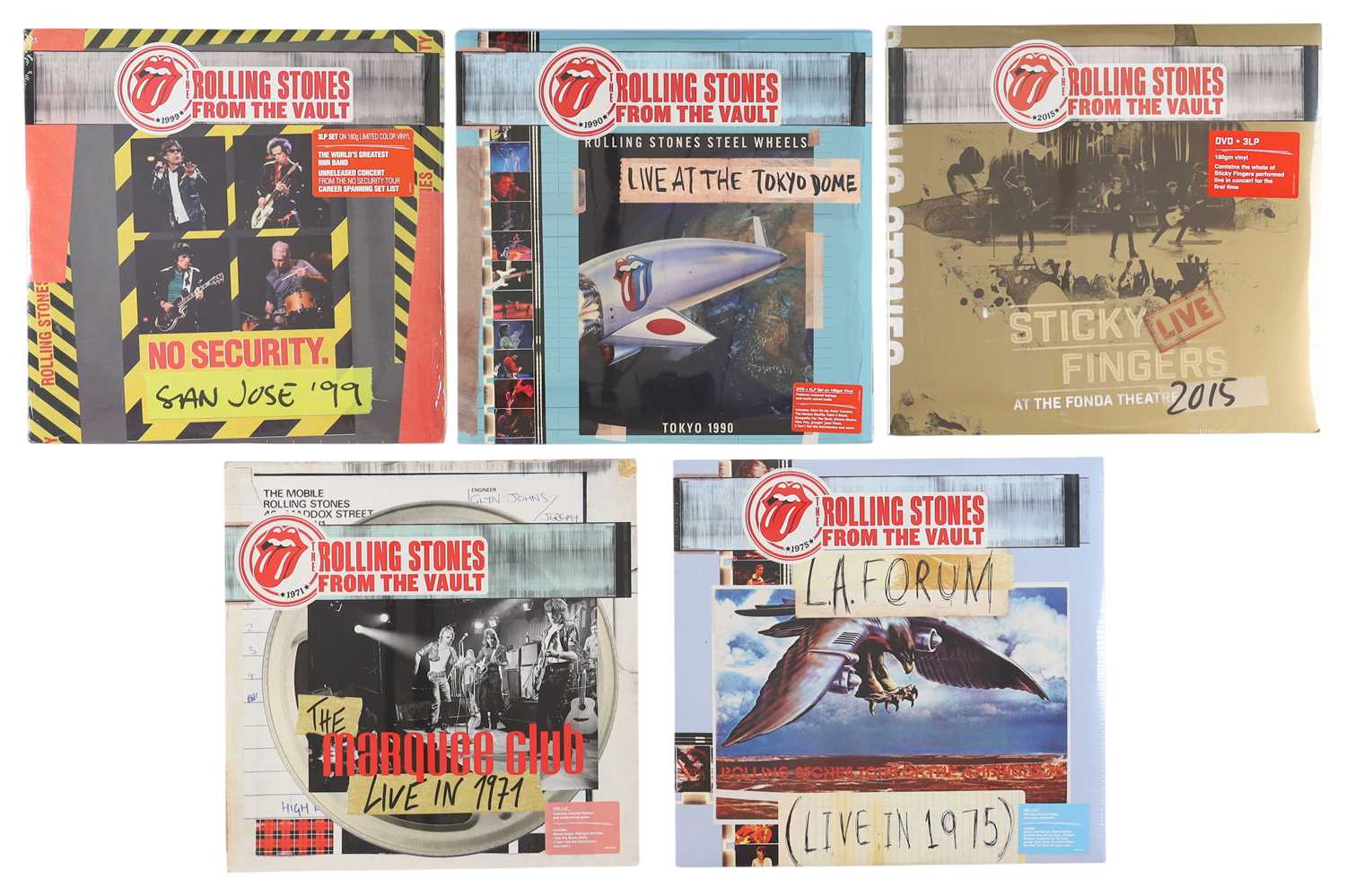 Lot 16 - ROLLING STONES - FROM THE VAULT LIVE VINYL SETS