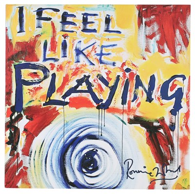 Lot 17 - RONNIE WOOD - 'I FEEL LIKE PLAYING' LP - JAPAN 2010