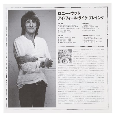 Lot 17 - RONNIE WOOD - 'I FEEL LIKE PLAYING' LP - JAPAN 2010
