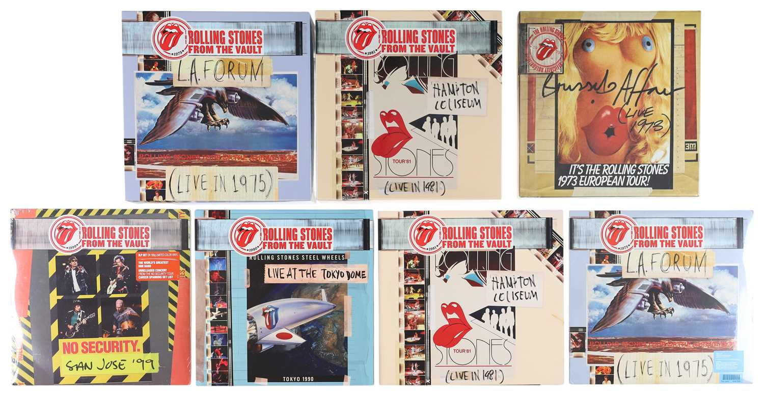 Lot 19 - ROLLING STONES FROM THE VAULT ARCHIVE WITH JAPANESE BOXSETS