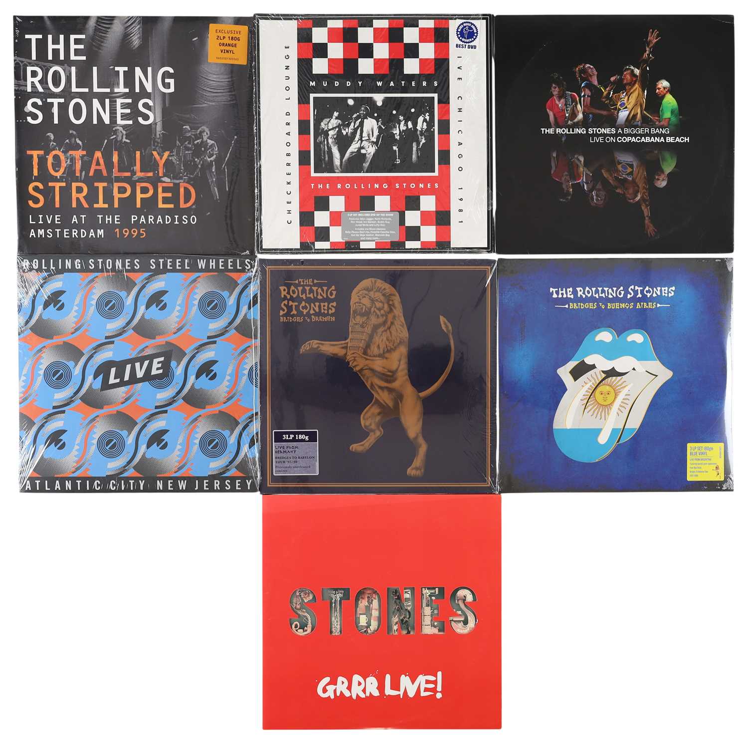 Lot 37 - THE ROLLING STONES - MODERN LP PACK