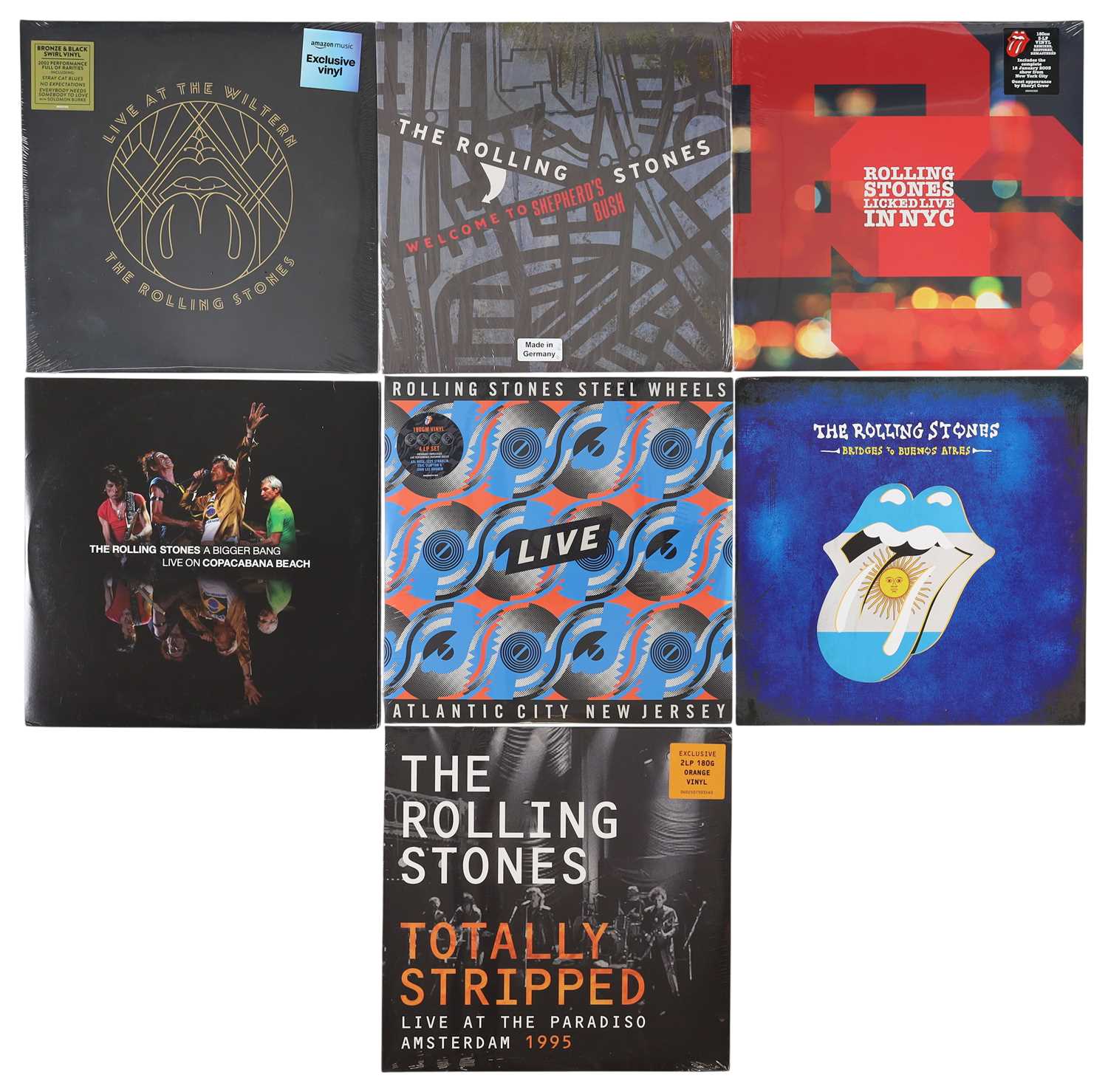 Lot 41 - THE ROLLING STONES - MODERN LP PACK