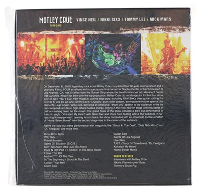Lot 44 - MOTLEY CRUE THE END LIVE IN LOS ANGELES BOX SET