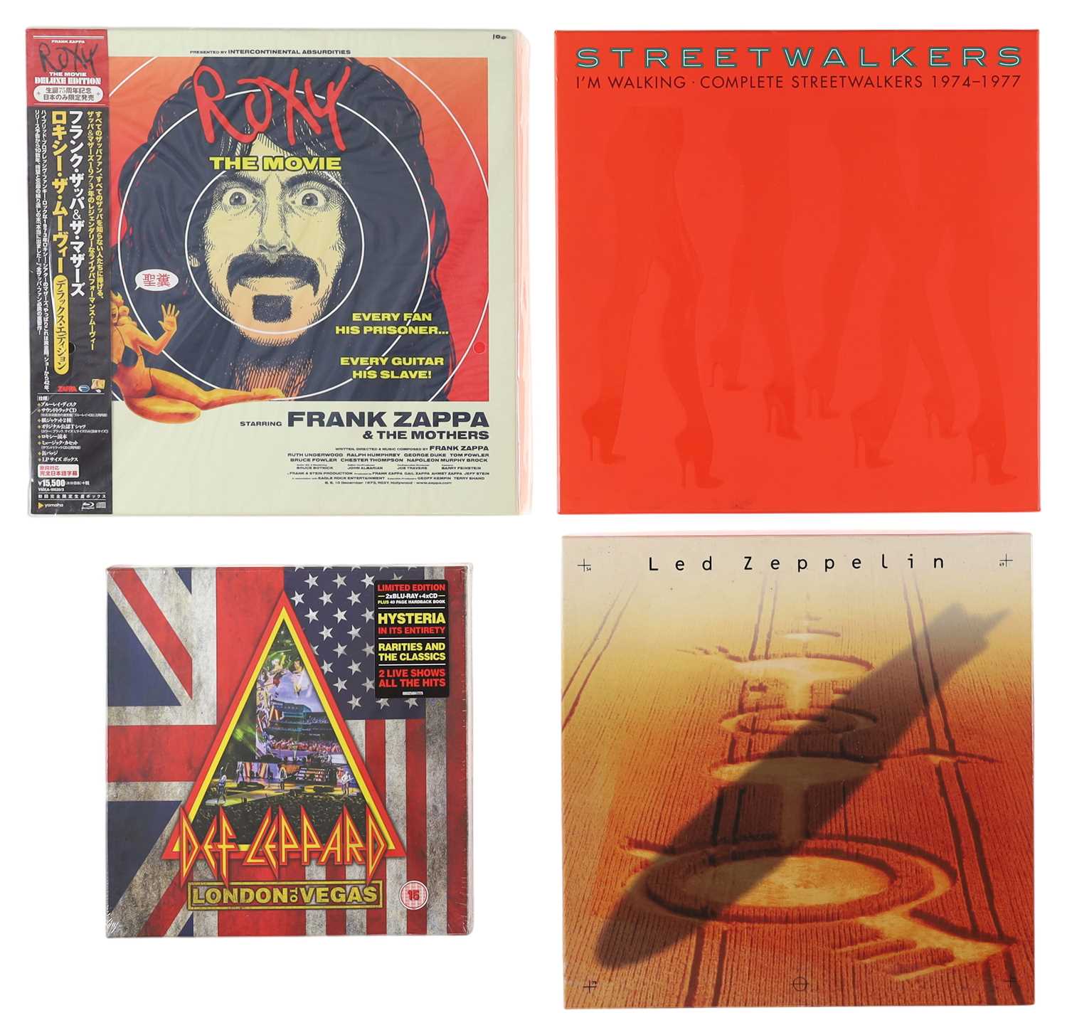 Lot 48 - ROCK, PROG AND HARD ROCK BOX SET PACK INCLUDING DEF LEPPARD, FRANK ZAPPA