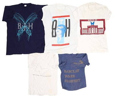 Lot 73 - BARCLAYS JAMES HARVEST T-SHIRT COLLECTION.