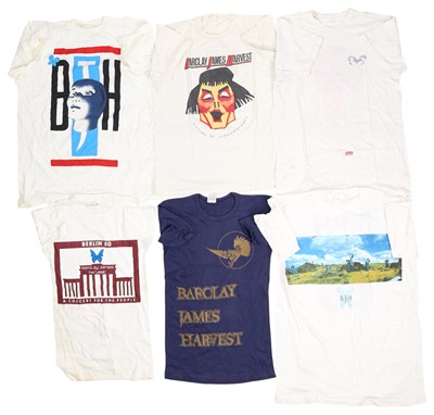 Lot 77 - BARCLAYS JAMES HARVEST T-SHIRT COLLECTION.