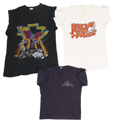 Lot 78 - BARCLAYS JAMES HARVEST T-SHIRT COLLECTION.