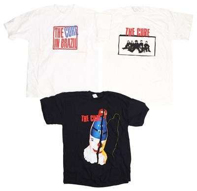 Lot 85 - THE CURE T-SHIRT COLLECTION.