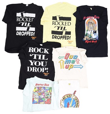 Lot 88 - STATUS QUO T-SHIRT COLLECTION.