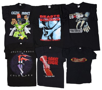 Lot 89 - VINTAGE HEAVY ROCK T-SHIRTS.