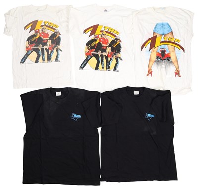 Lot 90 - ZZ-TOP VINTAGE T-SHIRT COLLECTION.