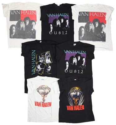 Lot 91 - VAN HALEN T-SHIRT COLLECTION.