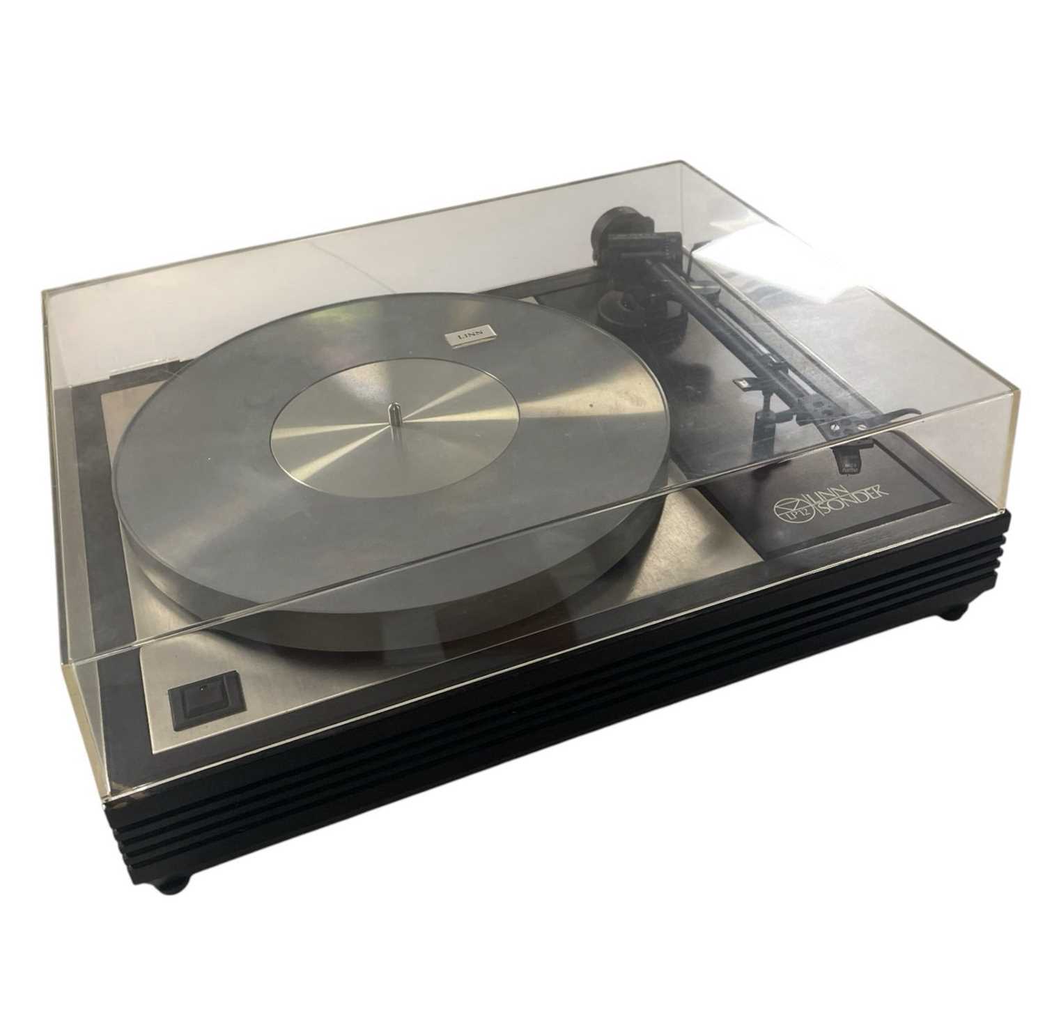 Lot 38 - LINN SONDEK LP-12 TRANSCRIPTION TURNTABLE.