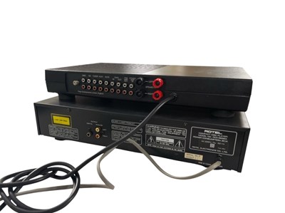 Lot 45 - REGA MIRA AMPLIFIER AND ROTEL RCD-965BX CD PLAYER.