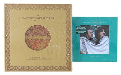 Lot 8 - TWO GEORGE HARRISON ARCHIVE BOX SETS INCLUDING CONCERT FOR GEORGE AND COLLABORATIONS