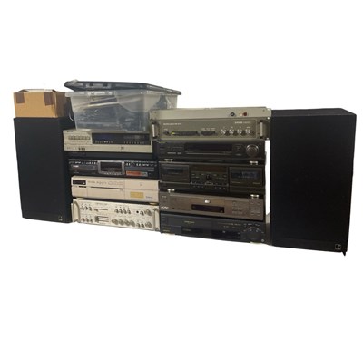 Lot 41A - VINTAGE AUDIO / VIDEO EQUIPMENT, CASSETTES & ACCESSORIES.
