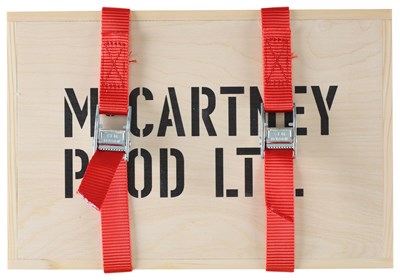 Lot 10 - PAUL MCCARTNEY THE 7" SINGLES WOODEN BOX