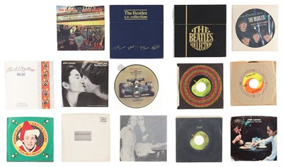 Lot 18 - THE BEATLES AND RELATED 7" PACK INCLUDING BOX SETS EP'S AND SINGLES