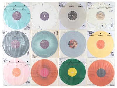 Lot 34 - THE BEATLES / RELATED - MARBLED / COLOUR VINYL CAPITOL TEST PRESSINGS - LP PACK