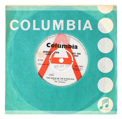 Lot 30 - THE ANIMALS THE HOUSE OF THE RISING SUN RARE DEMO 7"