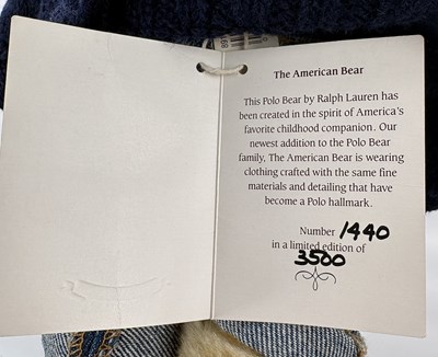 Lot 9 - STEIFF RALPH LAUREN POLO BEAR (406225)