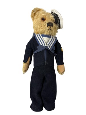 Lot 10 - VINTAGE MERRYTHOUGHT SAILOR TEDDY BEAR
