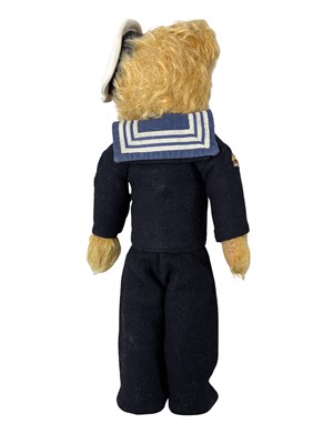 Lot 10 - VINTAGE MERRYTHOUGHT SAILOR TEDDY BEAR
