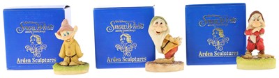 Lot 11 - 6 SNOW WHITE AND THE SEVEN DWARFS ARDEN SCULPTURES FIGURINES