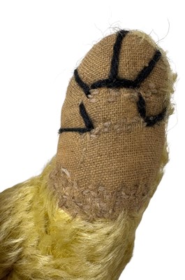 Lot 12 - CIRCA 1920S GOLDEN MOHAIR TEDDY BEAR