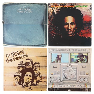 Lot 117 - BOB MARLEY & THE WAILERS LP PACK W/ ORIGINAL ZIPPO 'CATCH A FIRE'