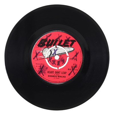 Lot 123 - DENNIS WALKS - 'HEART DON'T LEAP' 7" - UK BULLET 1969