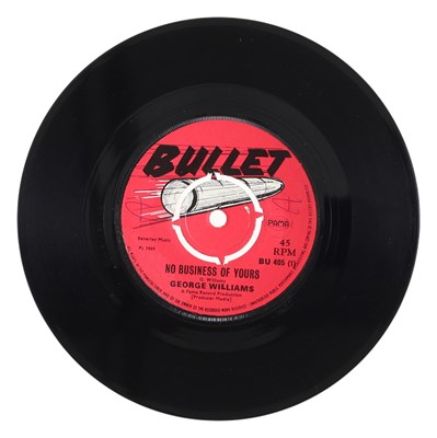 Lot 124 - GEORGE WILLIAMS - 'NO BUSINESS OF YOURS' 7" - UK BULLET 1969
