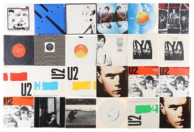 Lot 36 - U2 7" PACK INCLUDING IRISH PRESSINGS