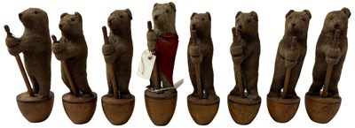 Lot 15 - STEIFF BEAR SKITTLES CIRCA 1900