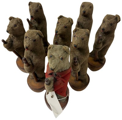 Lot 15 - STEIFF BEAR SKITTLES CIRCA 1900
