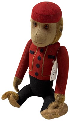 Lot 18 - SCHUCO YES/NO BELL-HOP MONKEY CIRCA 1920
