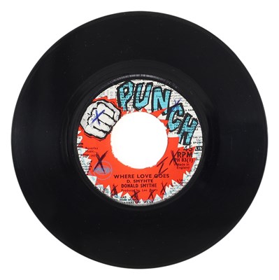 Lot 129 - DONALD SMYTHE - 'WHERE LOVE GOES' 7" - UK PUNCH 1971