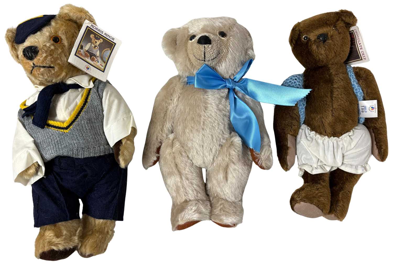 Lot 23 - THREE COLOUR BOX BEARS