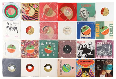 Lot 35 - QUEEN, LED ZEPPELIN, ROCK, POP AND OVERSEAS 7"S
