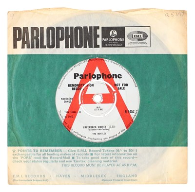 Lot 98 - THE BEATLES - PAPERBACK WRITER 7" - ORIGINAL UK DEMO (R 5452)