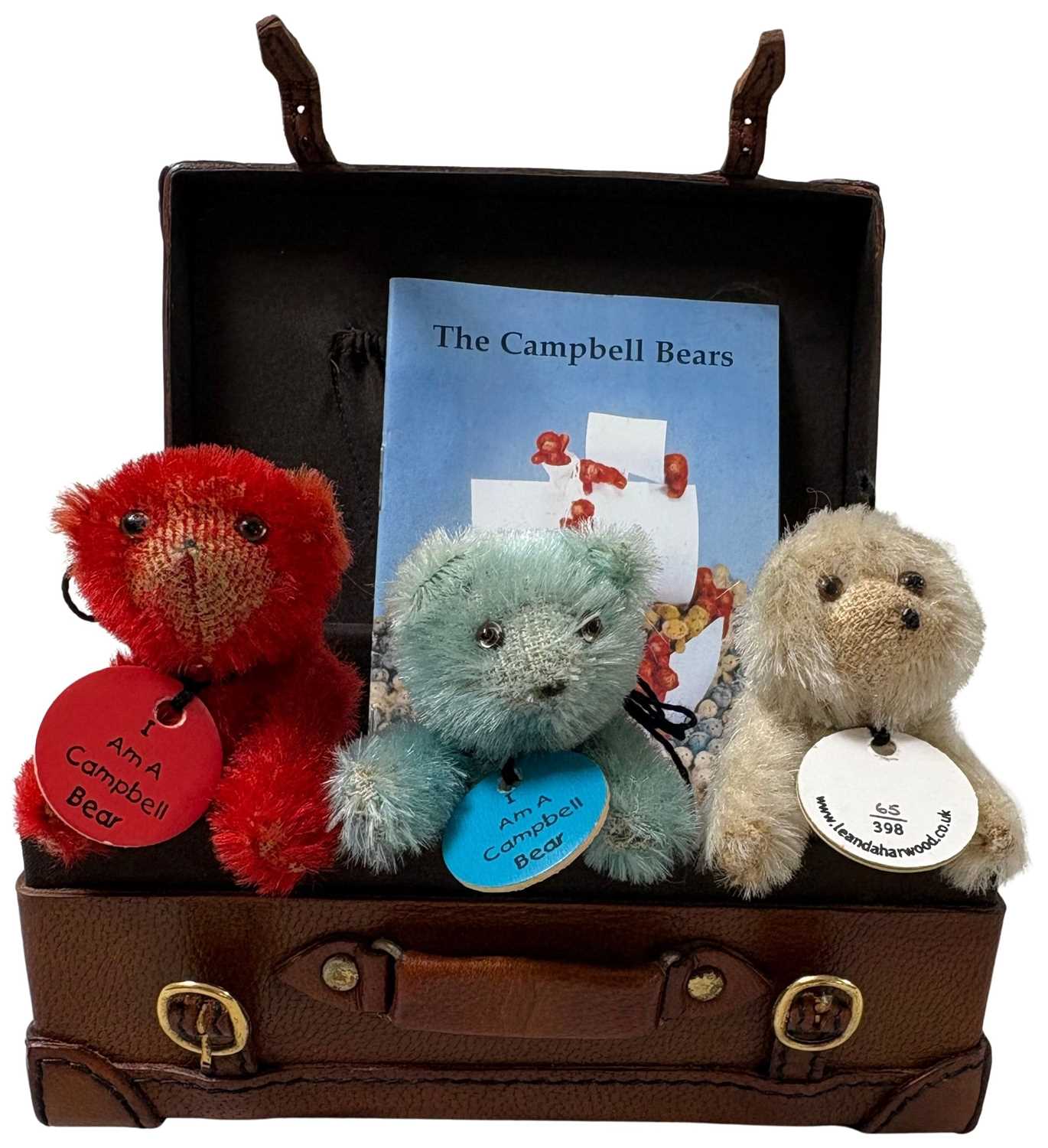 Lot 24 - THREE MINIATURE CAMPBELL/WWI BEARS