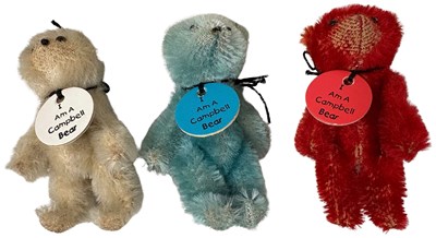 Lot 24 - THREE MINIATURE CAMPBELL/WWI BEARS