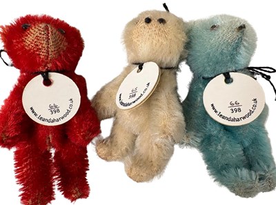 Lot 24 - THREE MINIATURE CAMPBELL/WWI BEARS
