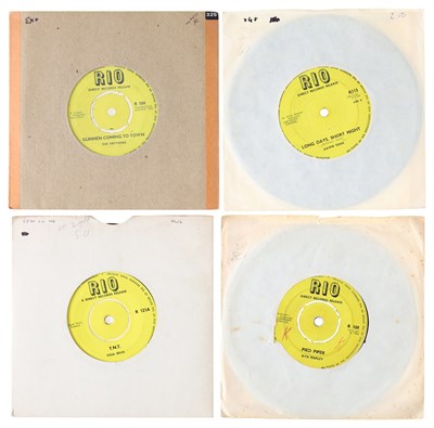 Lot 149 - 60'S UK RIO LABEL 7" RARITIES PACK - HEPTONES, DAWN TENN, SOUL BROS