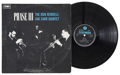 Lot 44 - THE DON RENDELL IAN CARR QUINTET - 'PHASE III' LP - UK STEREO, COLUMBIA 1968
