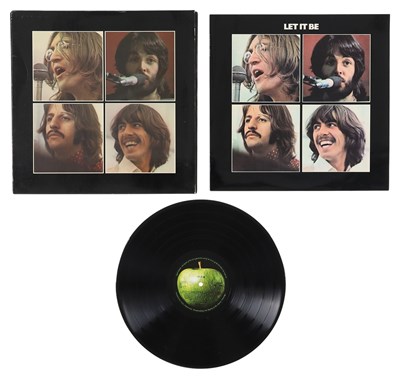 Lot 62 - THE BEATLES - LET IT BE BOX LP w/ BOOKLET (PXS 1)