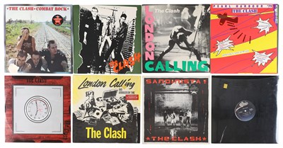 Lot 51 - THE CLASH LP, 12", 10" AND 7" COLLECTION INCLUDING COMBAT ROCK WITH POSTER