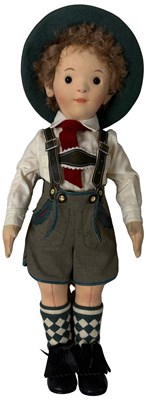 Lot 36 - STEIFF AND R. JOHN WRIGHT MATTHIAS DOLL (710254)