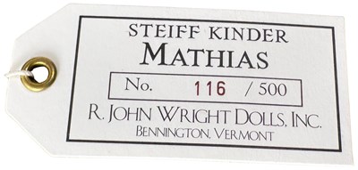 Lot 36 - STEIFF AND R. JOHN WRIGHT MATTHIAS DOLL (710254)